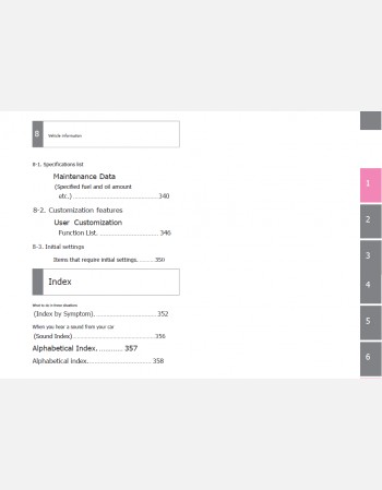 toyota esquire hybrid  2014-2015 owners manual in english